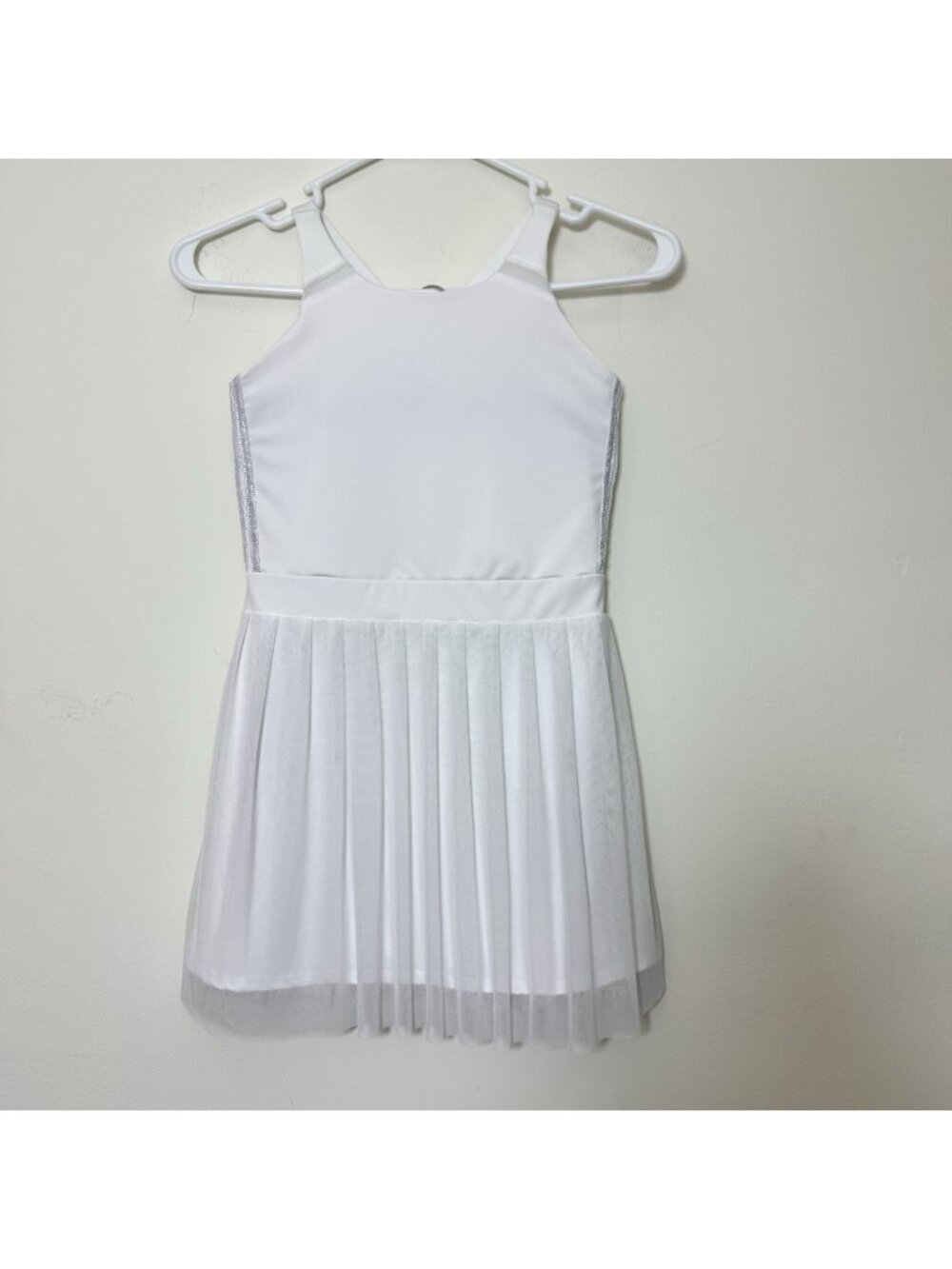Lucky In Love Girls' Game Time Tennis Dress Size M(10-12) Criss Cross Strap